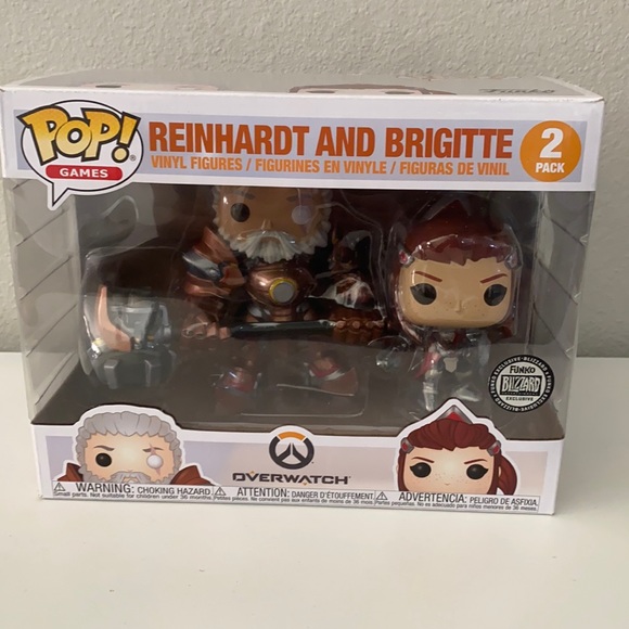 3 Sets REINHARDT AND BRIGITTE 2019 FUNKO POP - Picture 2 of 7